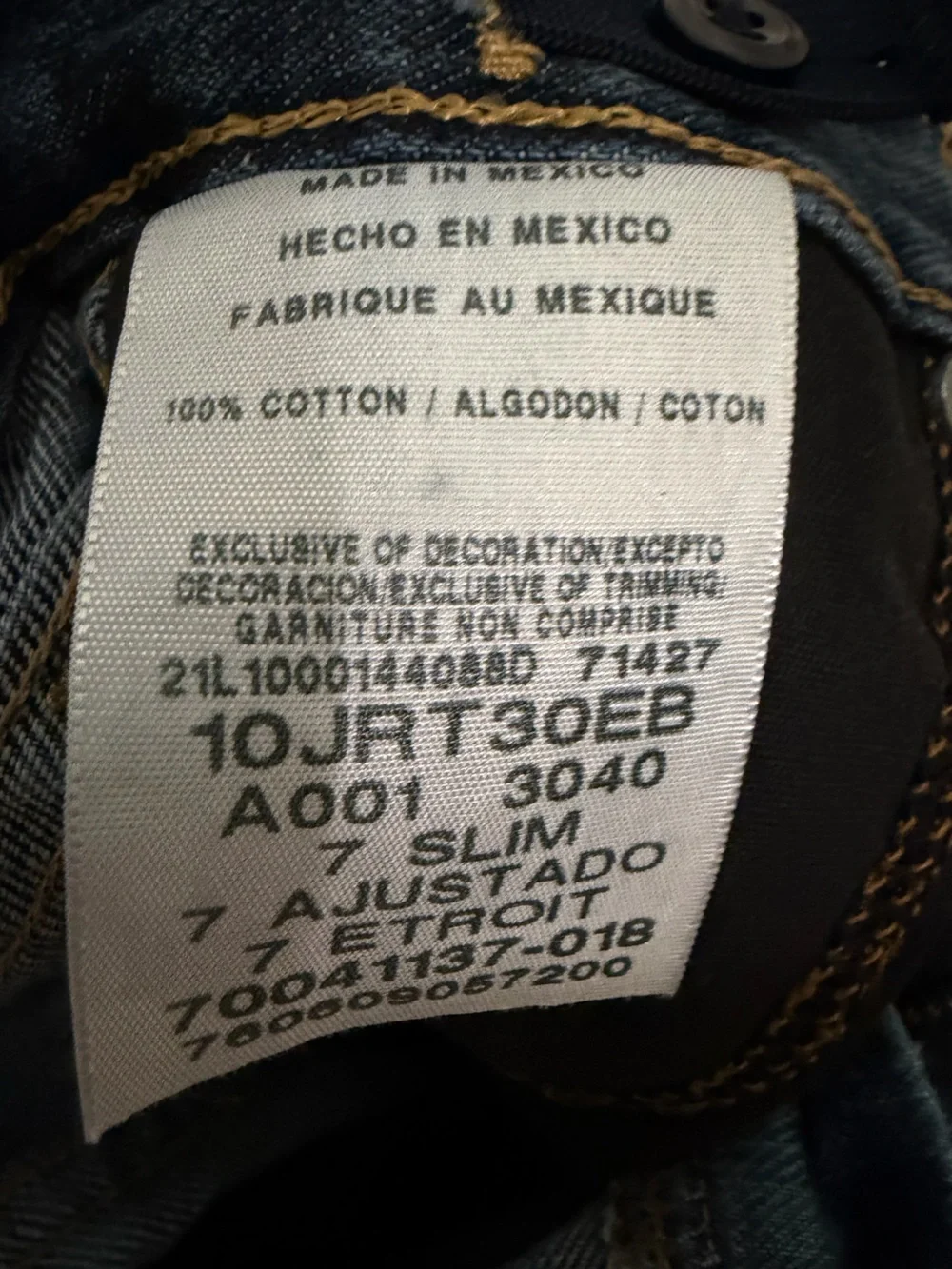 Wrangler retro relaxed straight size 7 slim